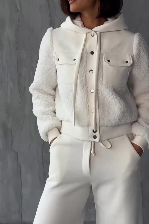 Wójcik™ | Lambswool Bluza Dwuczęściowy komplet