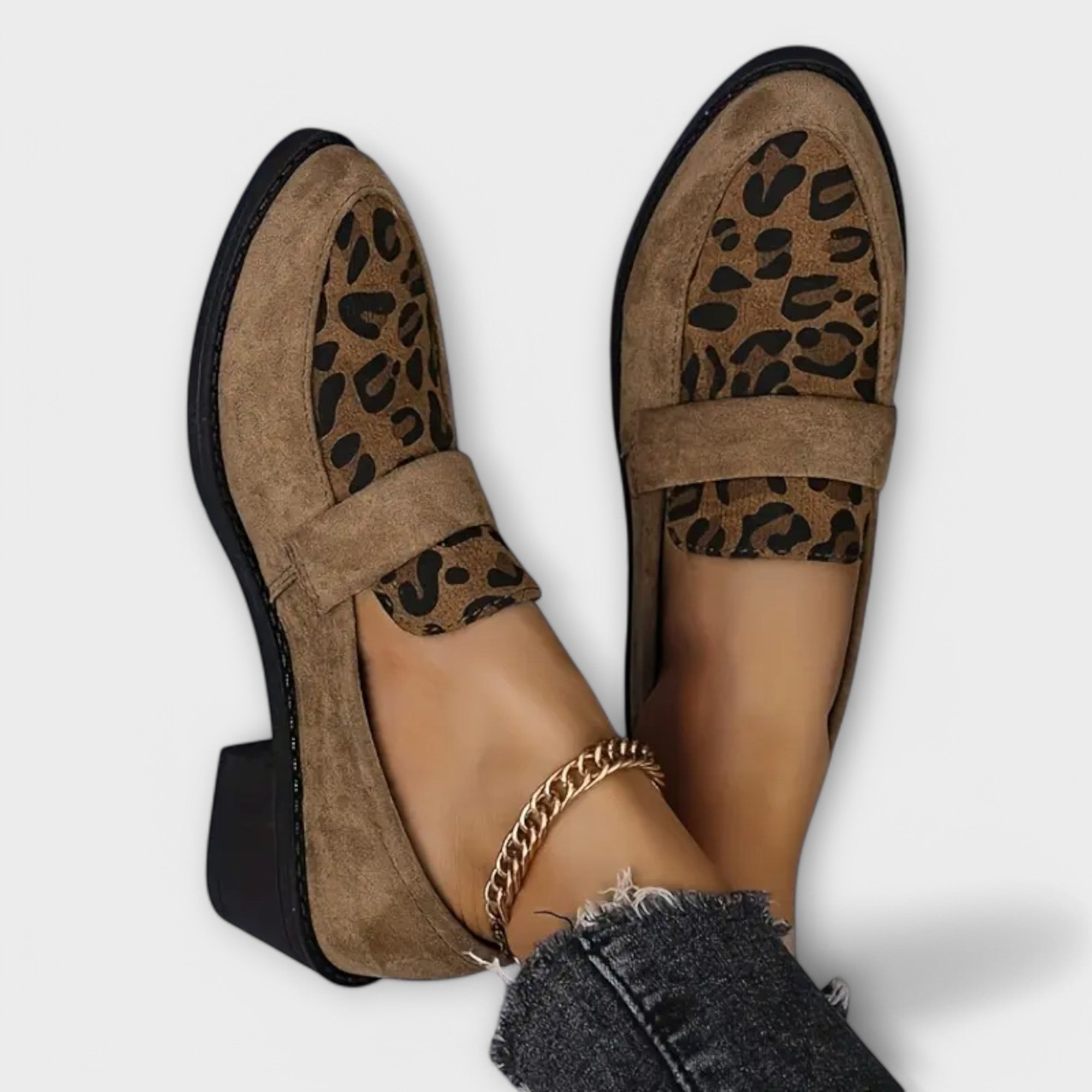 Wójcik™ | Eleganckie buty damskie z nadrukiem w panterkę