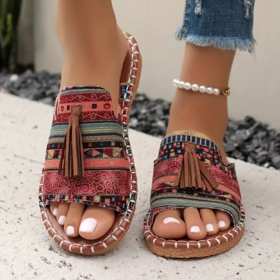 Wójcik™ | Boho sandały z ortopedycznym wsparciem