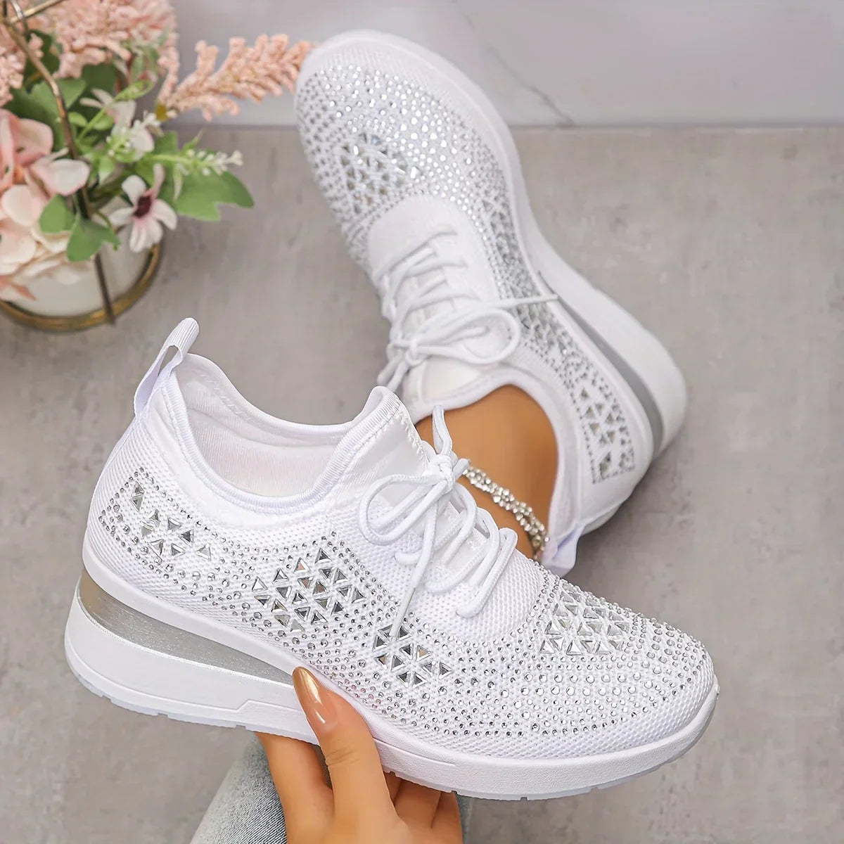 Wójcik™ | Modne buty ortopedyczne z cyrkoniami