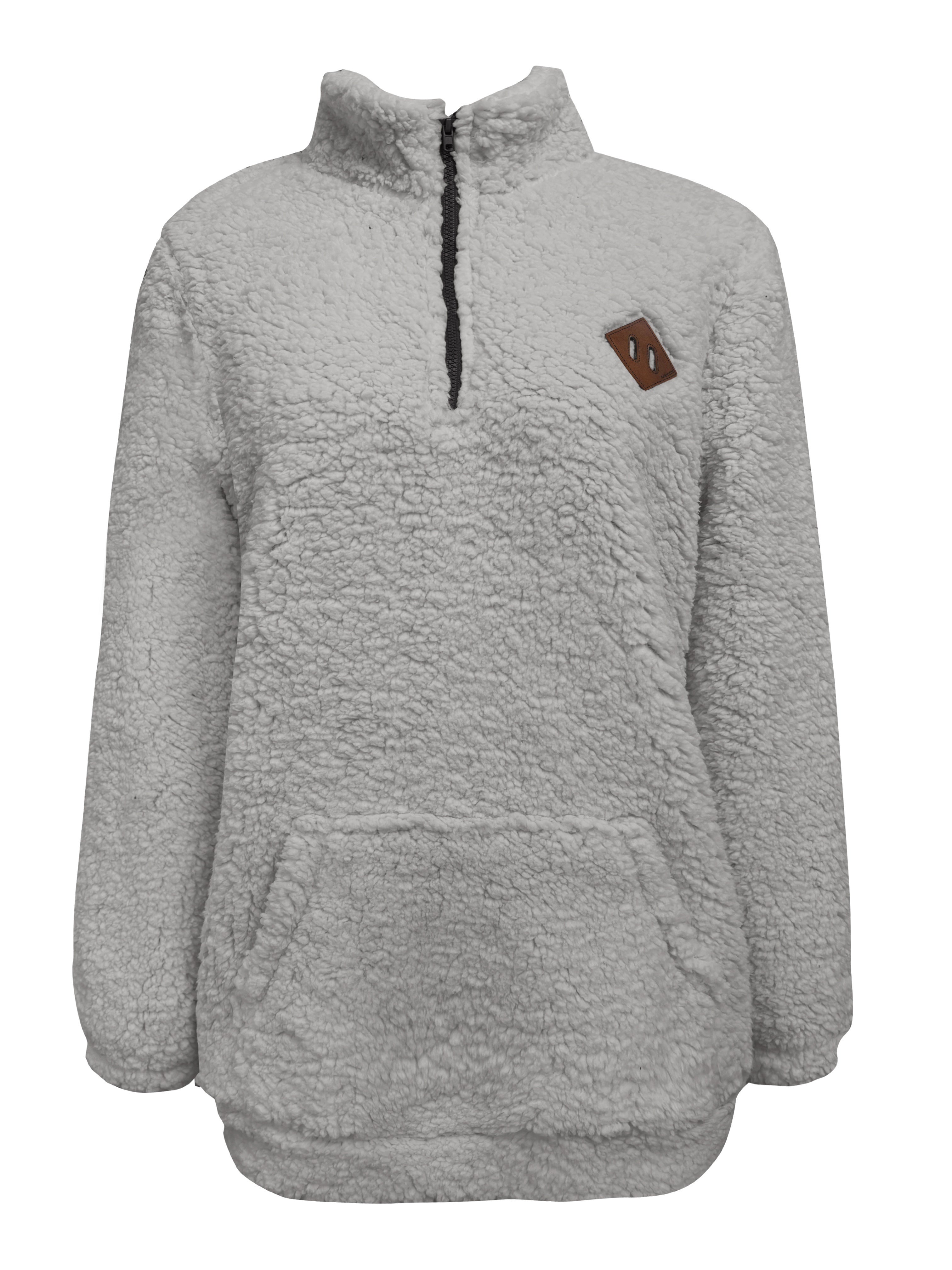 Wójcik™  | Sweter Teddy z Zamkiem