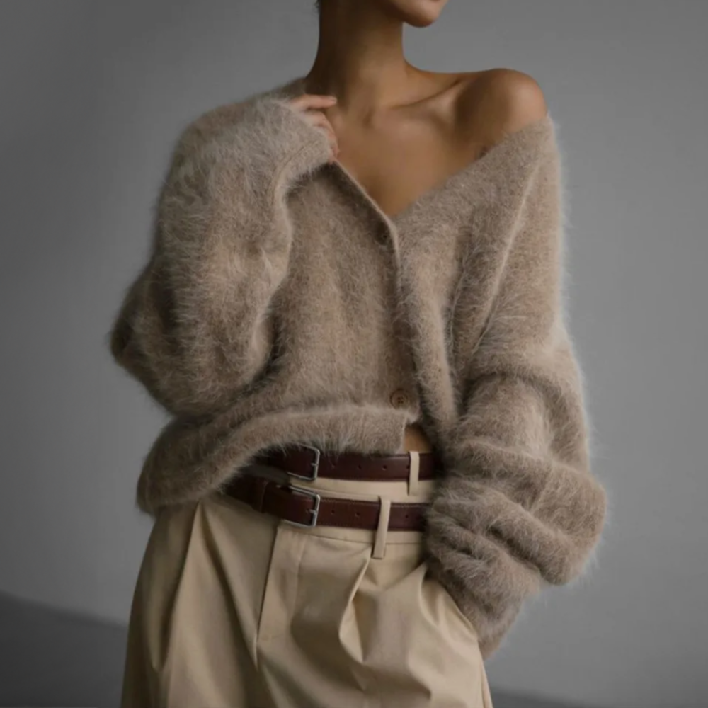 Wójcik™ | Elegancki oversize'owy kardigan