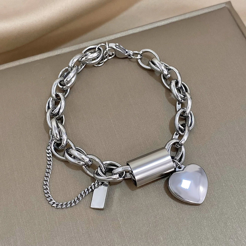 Wójcik™ | Bransoletka Chunky Heartened