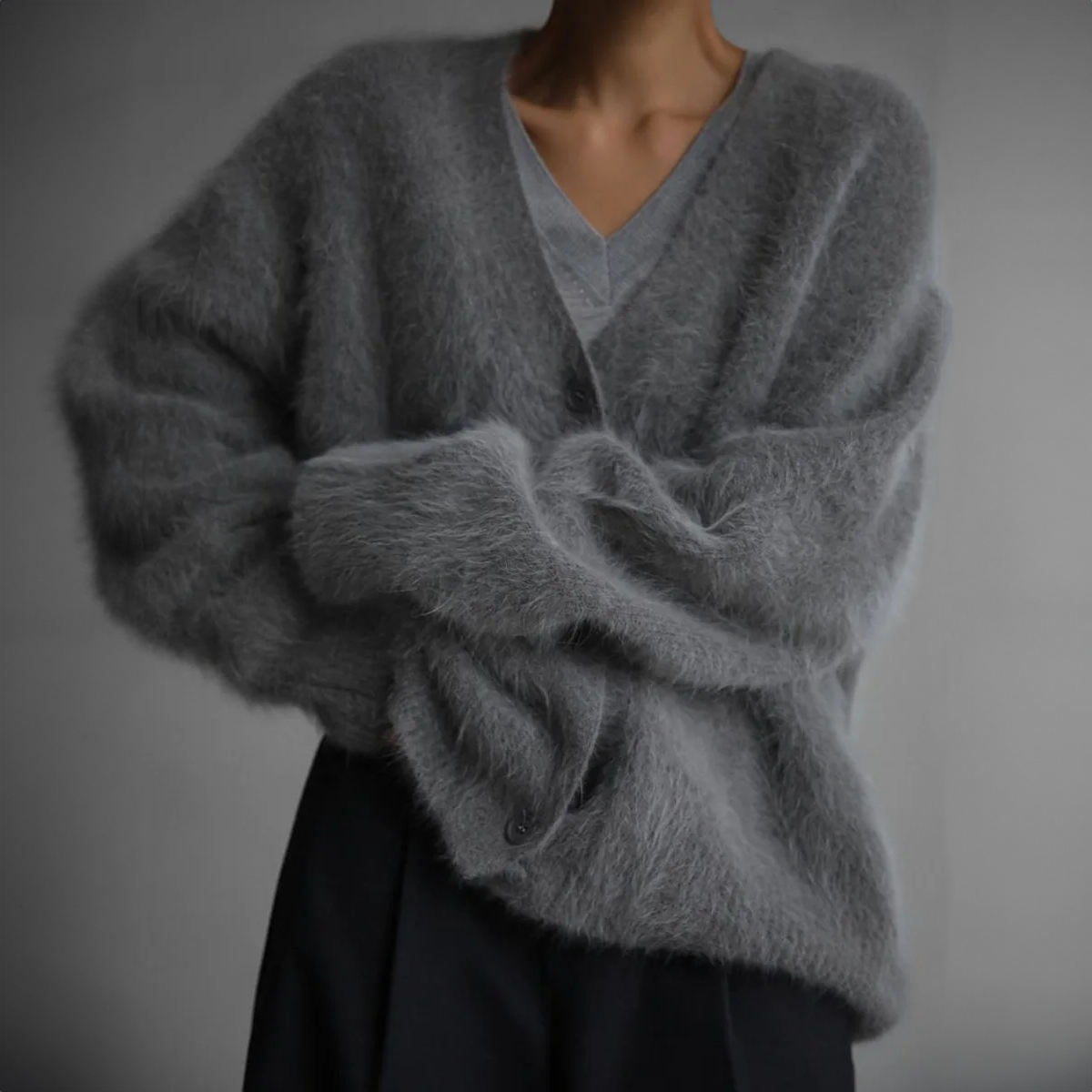 Wójcik™ | Elegancki oversize'owy kardigan