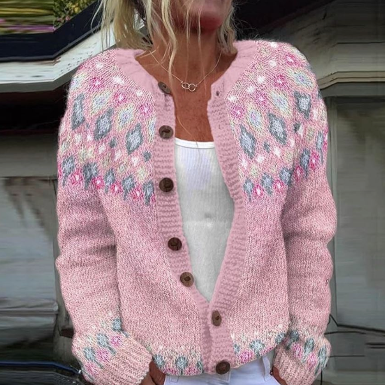 Wójcik™ | Elegancki sweter z nadrukiem