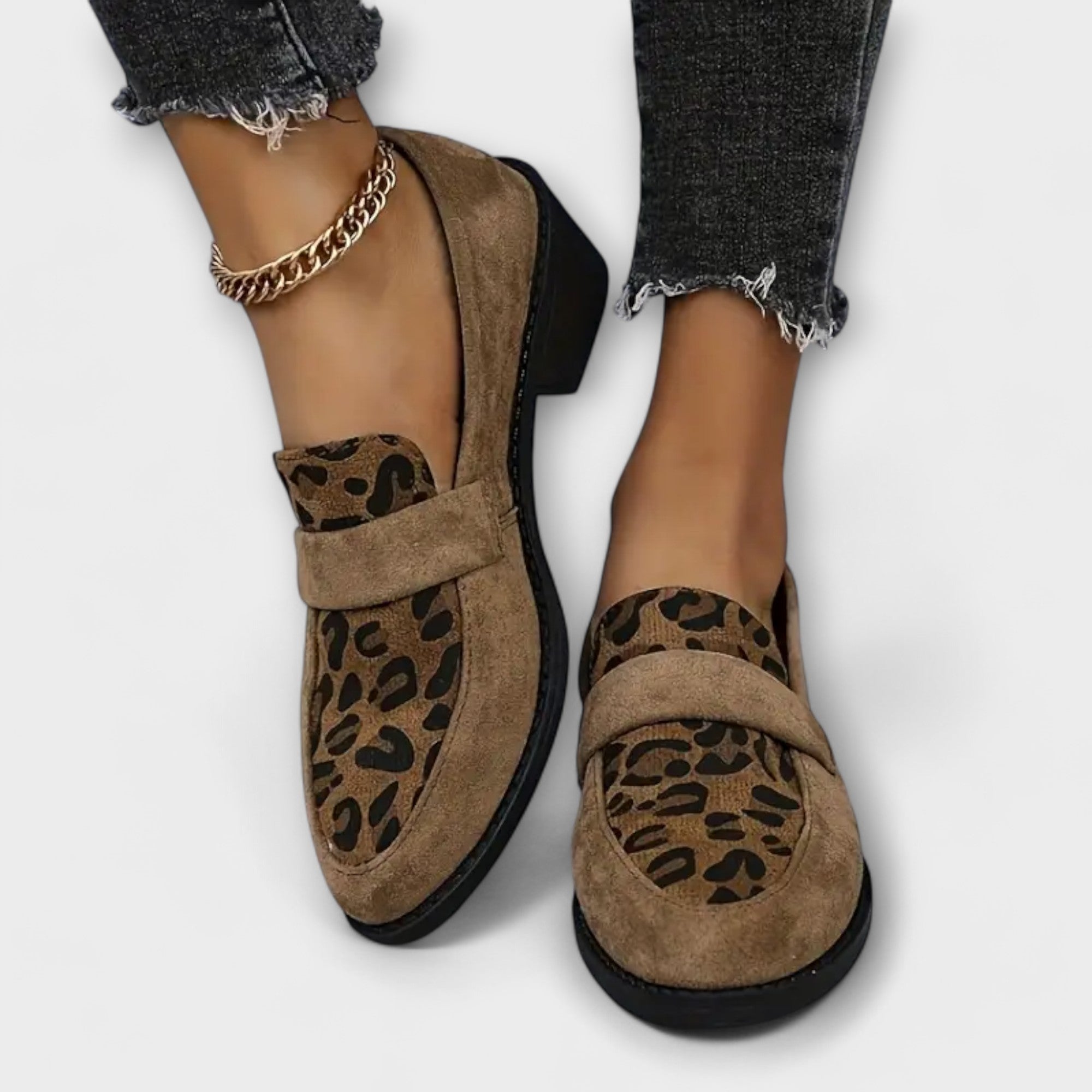 Wójcik™ | Eleganckie buty damskie z nadrukiem w panterkę